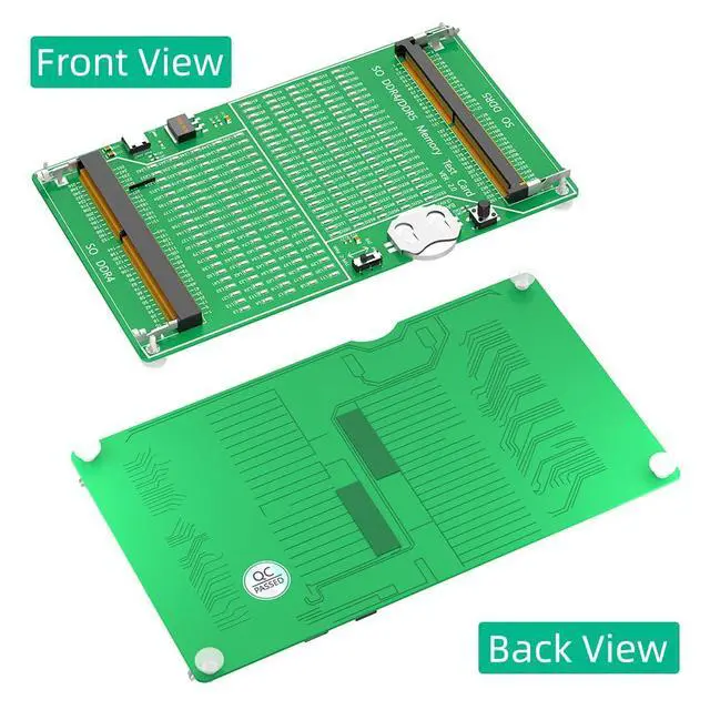 Alt view image 2 of 6 - Laptop DDR4/5 Memory Tester Card, SO DDR4/DDR5 Diagnosis Card, PCB Circuit Test Tool for Laptop DDR4/5 Memory Stick