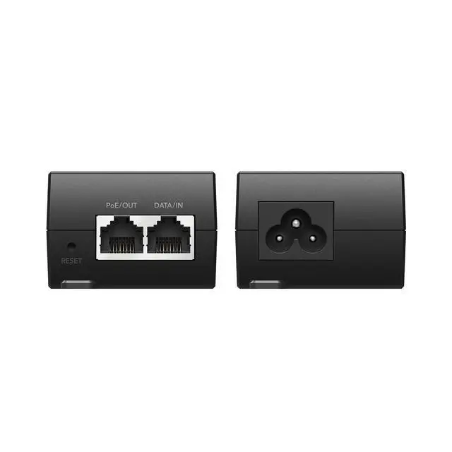 Alt view image 7 of 7 - 30W Gigabit PoE+ Injector Adapter 1000Mbps Wall-Mounted 802.3at POE200 | 328ft Range, IEEE 802.3af, 100-240V AC Input, Auto-Sensing Dual RJ45 Ports, Plug & Play, IP Camera, VoIP Phone, Wireless AP