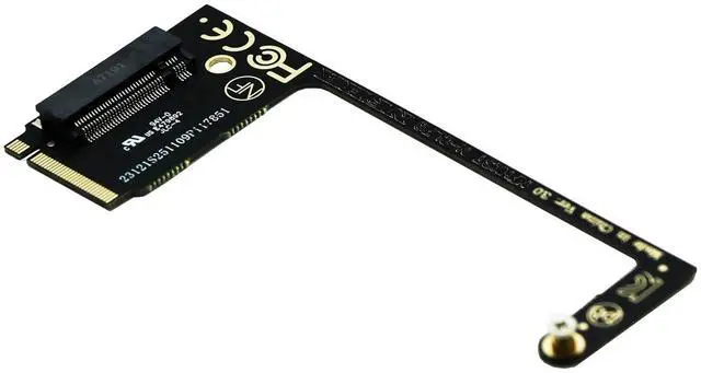 Main image of M.2 nVME 2230 to 2280 PCIe 4.0 SSD Adapter Card,Compatible with MSI Claw7 Claw8 Gaming Handheld for Upgrade Storage(Black)