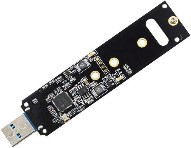 Alt view image 3 of 5 - nVME USB SSD Card,USB 3.0 M.2(NGFF) M Key SSD External Case Box