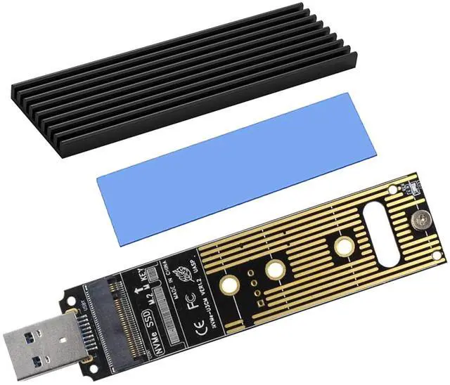 Main image of nVME USB SSD Card,USB 3.0 M.2(NGFF) M Key SSD External Case Box