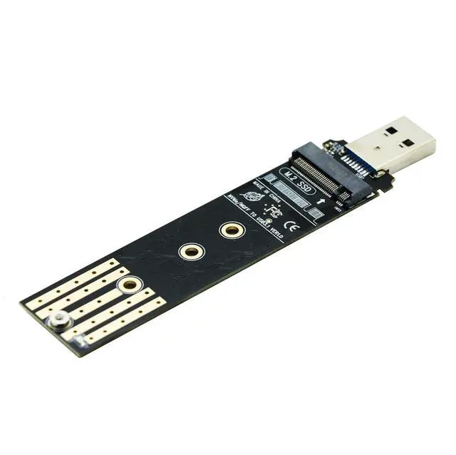 Alt view image 3 of 6 - NVME to USB 3.0 Docking Station,M.2 SSD to Type C Portable External Enclosure for Both M.2 (M Key) NVMe SSD and (B+M Key) SATA-Based SSD Compatible with Thunderbolt 4/3