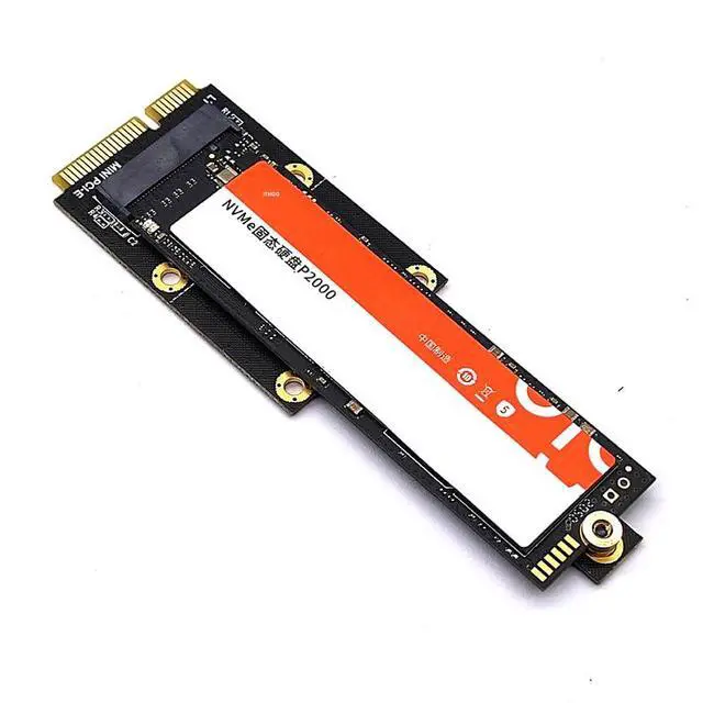 Alt view image 4 of 5 - M.2 (NGFF) 2230/2242/2280 NVME SSD to Mini PCIe Port Card (Only Provide PCIe 1X Lane),Compatible with DELL Inspiron One 2205
