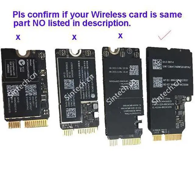 Alt view image 2 of 2 - M.2 A/E Key Adapter Card,Compatible with Broadcom BCM94360CD BCM94331CD