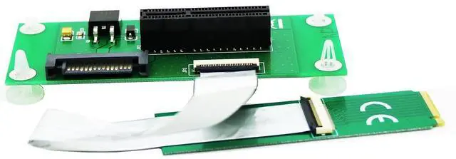 Main image of PCI-e 4X SSD As NGFF M.2 M-Key SSD Adapter with FPC Cable