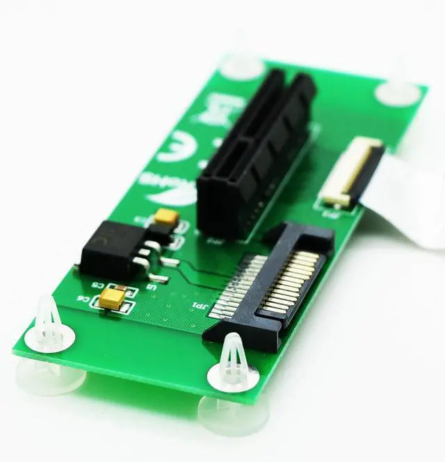 Alt view image 3 of 4 - PCI-e 4X SSD As NGFF M.2 M-Key SSD Adapter with FPC Cable