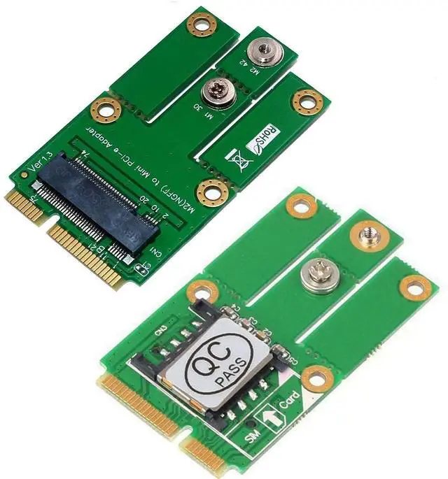 Main image of M.2 (NGFF) B Key 2G-3G Module to Mini PCI-E Adapter for CDMA GPS LTE