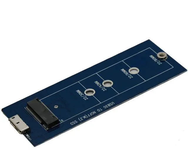 Alt view image 3 of 4 - M.2(NGFF) SATA3 Based SSD to USB 3.0 External Case Support UASP