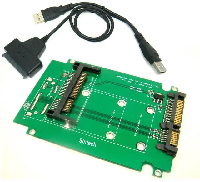 Main image of CFast Card to SATA Adapter with USB SATA Cable