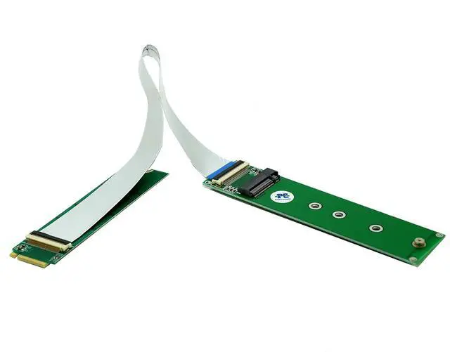 Alt view image 2 of 7 - M.2 NVME PCIe 4.0 50cms and PCIe 3.0 20cms Extension Cable