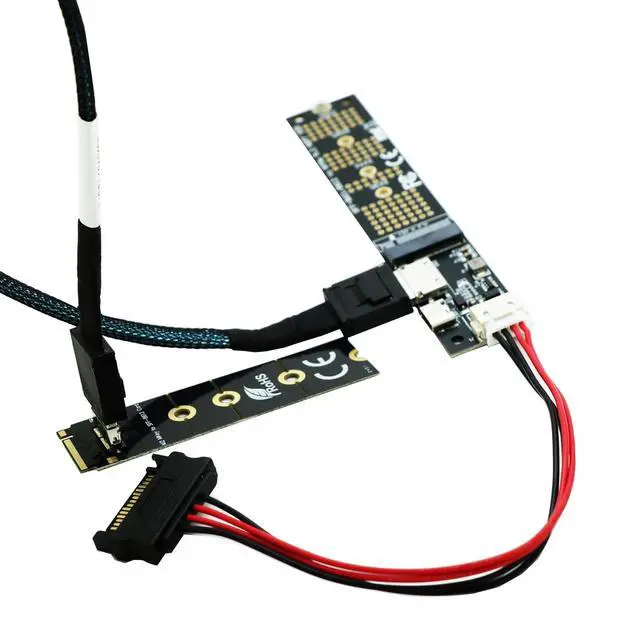 Alt view image 6 of 7 - M.2 NVME PCIe 4.0 50cms and PCIe 3.0 20cms Extension Cable