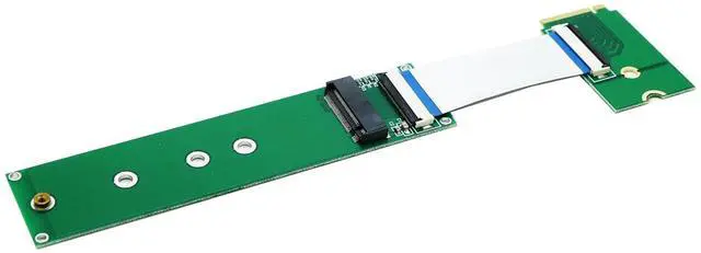 Main image of M.2 NVME 2230 to 2280 Extender,NGFF M-Key PCIe SSD 2242 to 2280 Extention Card with Anti-electromagnetic Foiled Cable 10CMS