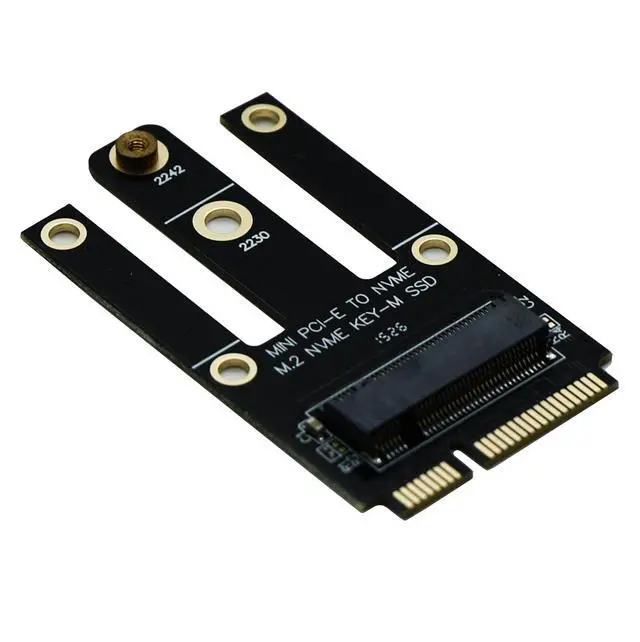 Alt view image 2 of 5 - M.2 (NGFF) 2230/2242 NVME SSD to Mini PCIe Port Card (Only Provide PCIe 1X Lane),Compatible with DELL Inspiron One 2205