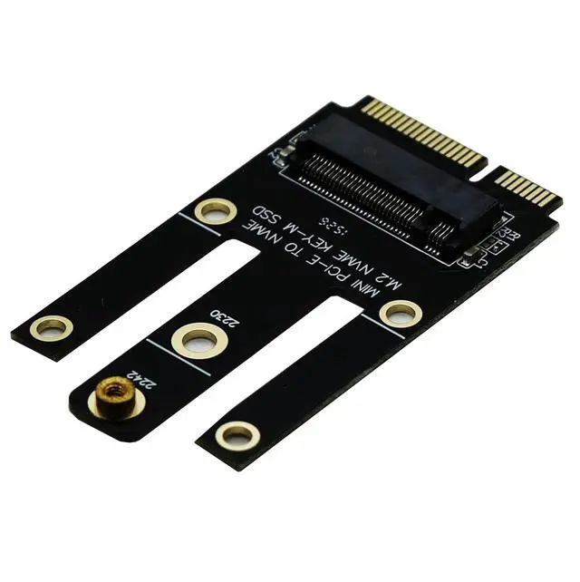 Alt view image 3 of 5 - M.2 (NGFF) 2230/2242 NVME SSD to Mini PCIe Port Card (Only Provide PCIe 1X Lane),Compatible with DELL Inspiron One 2205