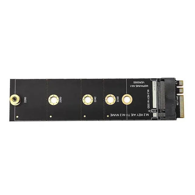 Alt view image 5 of 5 - M.2 (NGFF) NVME SSD to M2 A/E Key Port Card and Cable