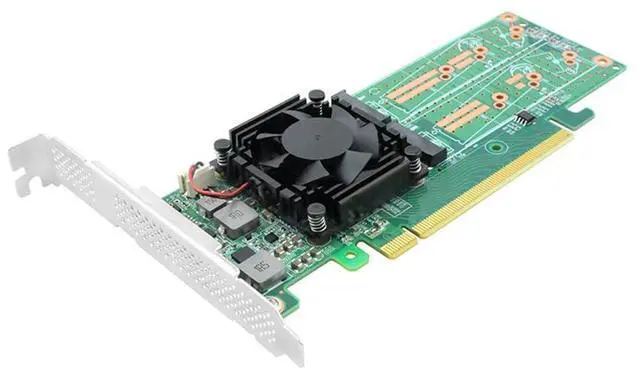 Main image of PCI Express x16 to Quad M.2 NVMe SSD Switch Adapter