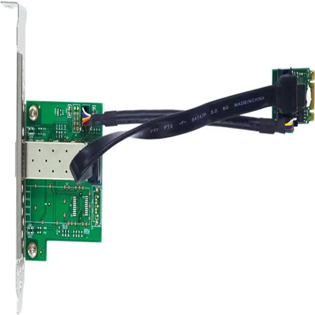 Main image of M.2 B+M Key Single-Port 1G SFP Ethernet Network Adapter (1ntel I210)