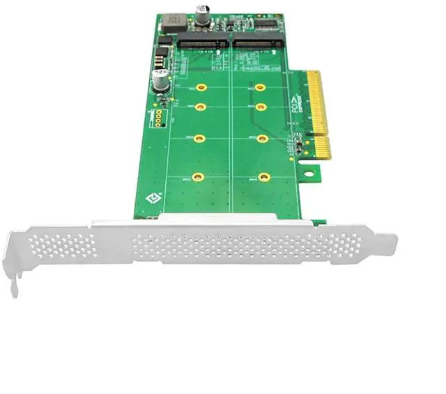 Main image of PCIe x8 to 2-Port M.2 NVMe Adapter