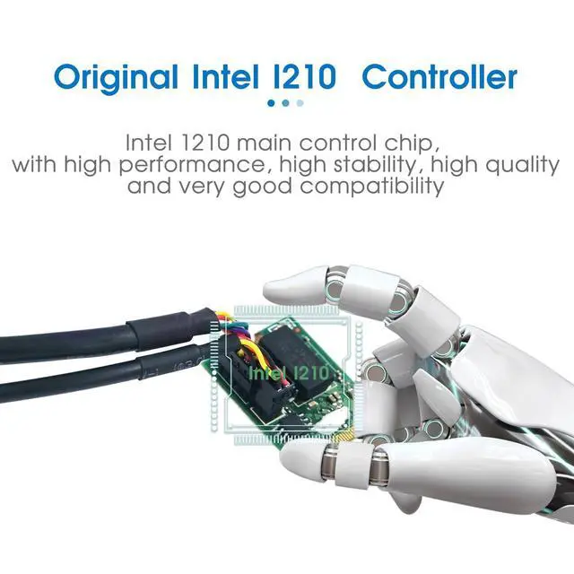 Alt view image 4 of 6 - M.2 B+M Key Single-Port 1G Copper Ethernet Network Adapter (1ntel I210)