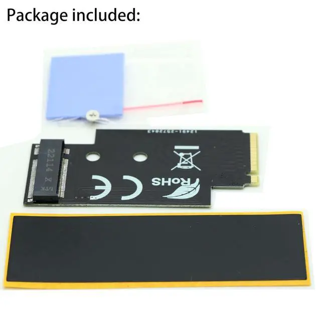 Alt view image 3 of 6 - M.2 nVME 2242 to 2280 Extension Card Support PCIe 4.0 SSD,Compatible with Lenovo Legion Go Gaming Handheld for Upgrading SSD Upto 8TB
