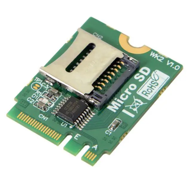 Alt view image 2 of 4 - M.2 Micro SD Card,TF SDHC SDXC to NGFF Key A-E Adapter Card