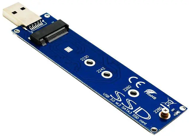 Main image of USB 3.0 M.2(NGFF) SATA3 SSD External Case Card (USB M.2 Card)