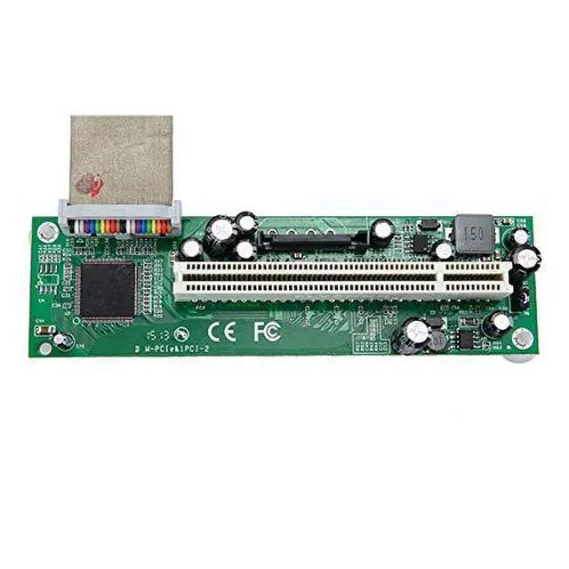 Alt view image 2 of 3 - PCI-E Express 1X to PCI 32bits Riser Card with Flex Cable(SATA Power)