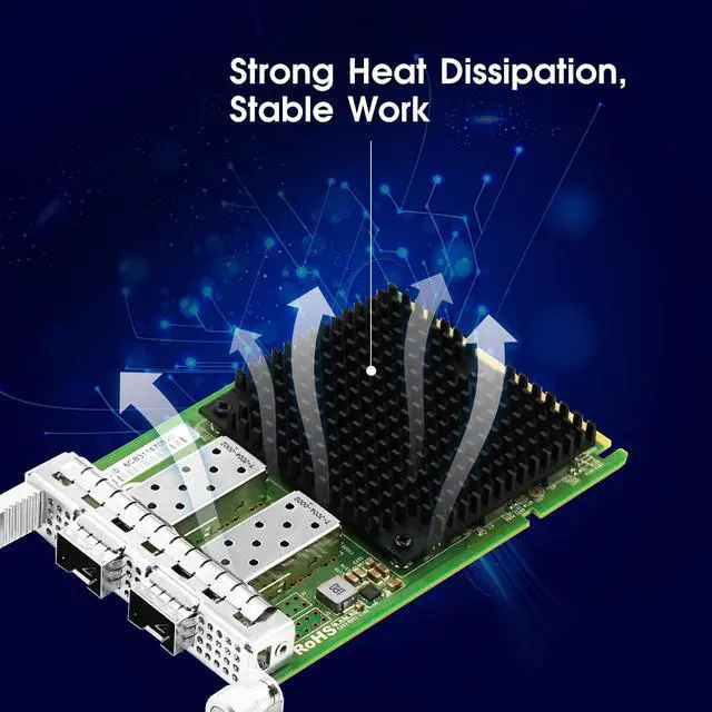 Alt view image 6 of 7 - OCP3.0 Dual-Port 25G SFP28 Ethernet Network Adapter