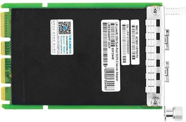 Alt view image 4 of 5 - OCP 3.0 Dual-Port 25G SFP28 Ethernet Network Adapter Mellanox ConnectX-4