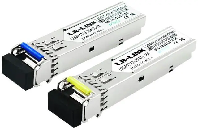 Main image of 1312-20ATLD-TX-RX One Pair of Gigabit unidirectional Ethernet SFP transceiver modules Fiber 1310 nm 20KM
