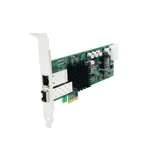 Alt view image 3 of 3 - PCle x1 Dual-Port Gigabit SFP/POE Hybrid Ethernet Network Adapter