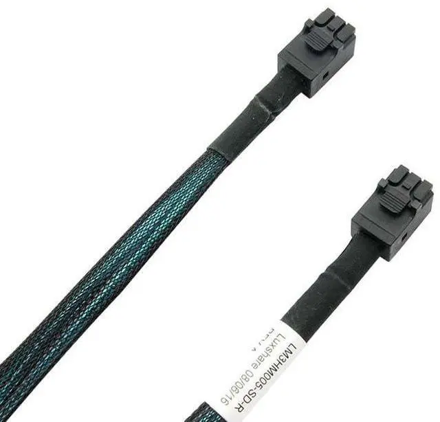 Main image of HD Mini-SAS to Mini-SAS Cable, SFF-8643 to SFF-8643 Computer Ethernet Connection, 60cm Length