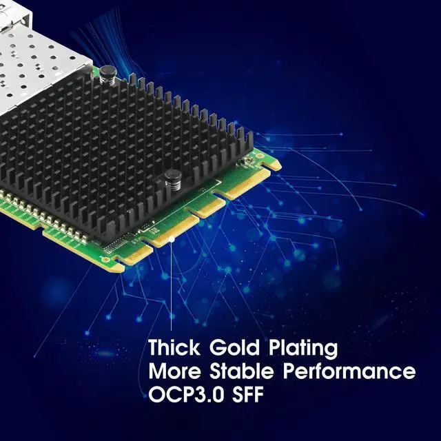 Alt view image 4 of 7 - OCP3.0 Quad-Port 25G SFP28 Ethernet Network Adapter
