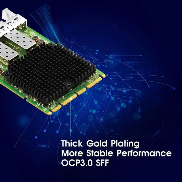 Alt view image 4 of 7 - OCP 3.0 Dual-Port Mezzanine 25G SFP28 Ethernet Network Adapter