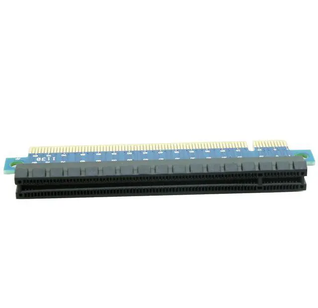 Alt view image 4 of 4 - PCIe 16x Riser Card,PCI-e Express 3.0 16X Male to Female Extension Card for GPU Graphics Card(180Degree 2.2CM Height)