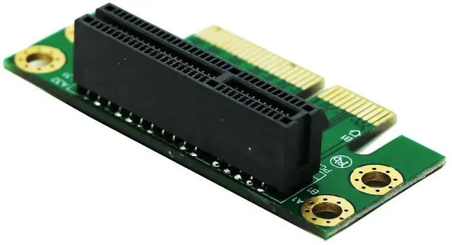 Alt view image 3 of 5 - PCI-E PCIe Express 4X Riser Extension Card Angled
