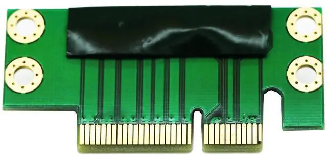 Alt view image 5 of 5 - PCI-E PCIe Express 4X Riser Extension Card Angled