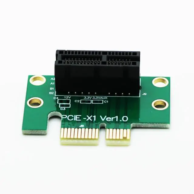 Alt view image 3 of 5 - PCI-E PCIe Express 1X Riser Extension Card Angled