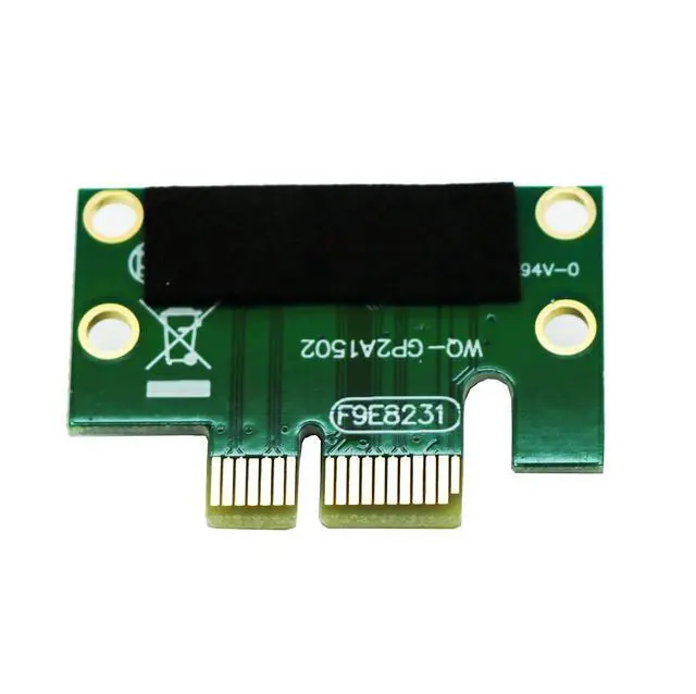 Alt view image 5 of 5 - PCI-E PCIe Express 1X Riser Extension Card Angled