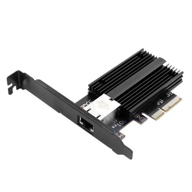 Alt view image 7 of 7 - 10Gbps PCIe Network Card Marvell AQC113 NAS Server Gaming Windows 10/11 | Hardware offload reduces CPU, Eliminates Wi-Fi jitter for gaming, 10x faster file transfers, Fits 1U servers & mini PCs