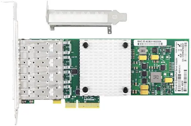 Main image of Based I350 PCIe x4 Quad-Port Gigabit SFP Ethernet Server Adapter
