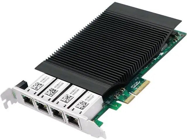 Main image of Gigabit Network Card with 1ntel I350 Controller,4 RJ45 PoE+ Ports PCI Express v2.1 x4 Ethernet Adapter Support Windows/Windows Server/Linux