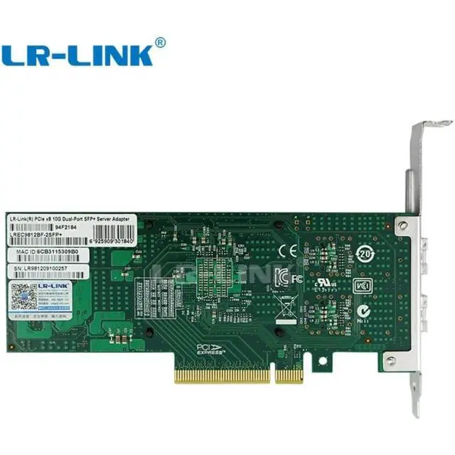Alt view image 2 of 7 - PCIe x8 Dual-Port 10G SFP+ Network Adapter (1ntel X710 Based)