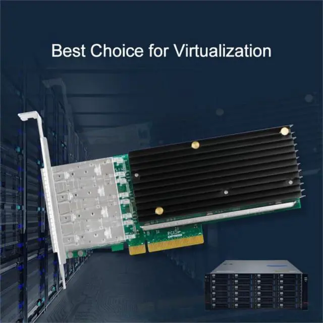 Alt view image 4 of 4 - PCIe x8 Quad-Port 10G SFP+ Ethernet Server Adapter (1ntel XL710)