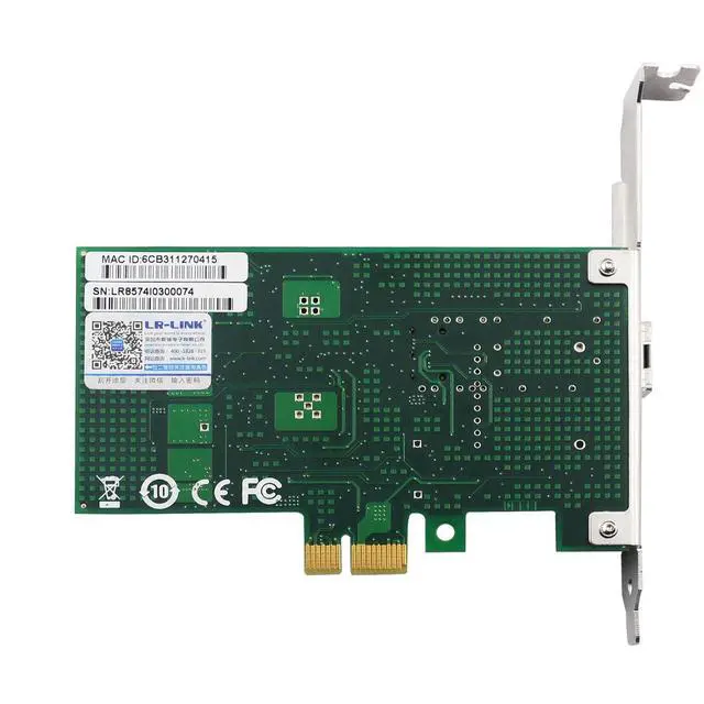 Alt view image 2 of 4 - LREC9030PF-SFP PCIe x1 100FX Desktop Fiber Ethernet Adapter