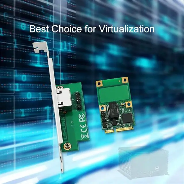 Alt view image 5 of 6 - Mini PCIe Single-Port Gigabit Copper Ethernet Network Adapter (1ntel I210)