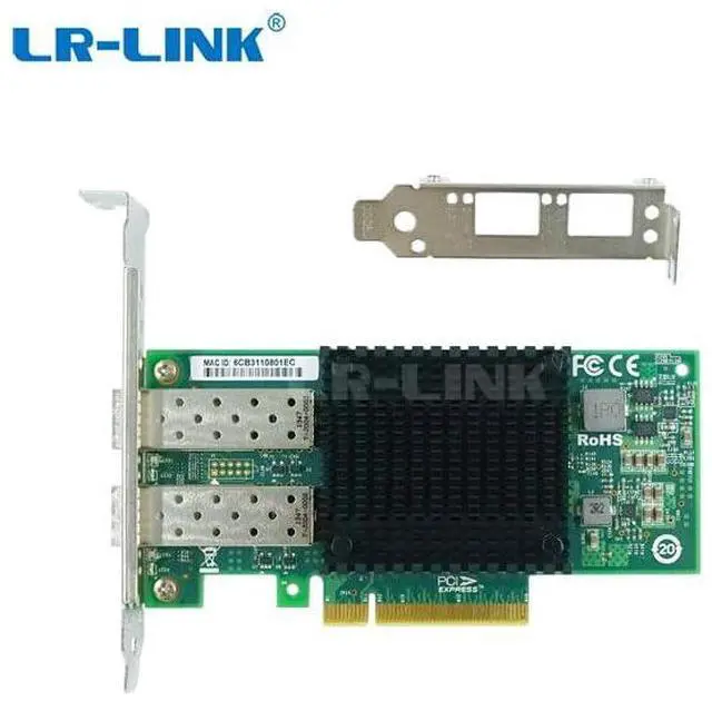 Alt view image 5 of 5 - PCIe x8 Dual-Port 10G SFP+ Network Adapter (1ntel 82599 Based)