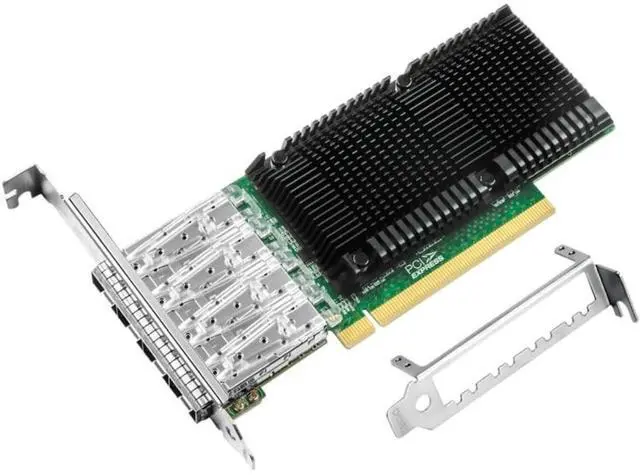 Main image of 25Gb Network Card with 1ntel E810 Chip,Quad-Ports PCI Express Ethernet Adapter Support Windows Server/Linux/VMware, Compare to 1ntel E810-XXVDA4