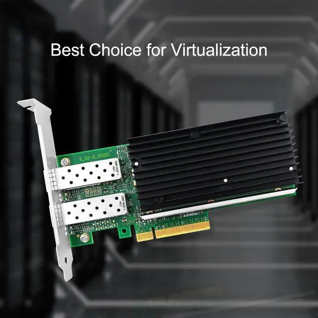Alt view image 4 of 6 - PCIe x8 Dual-Port 25G SFP28 Ethernet Server Adapter (1ntel XXV710)