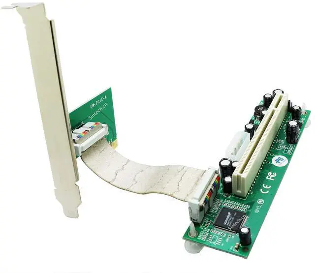 Main image of PCI-E Express 1X to PCI 32bits Adapter with 10CM Flex Cable